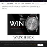 Win an Oris Artix Audi Sport GMT Watch Worth $3,300 from WatchBox