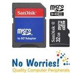 Genuine Sandisk 32GB Micro SDHC SD Card+Adapter $89 Free Delivery in Australia