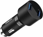 28% off GOOLOO QC 3.0 Dual USB Car Charger $12.95 (Was AU $17.99) + Delivery (Free with Prime/ $49 Spend) @ GOOLOO Amazon AU