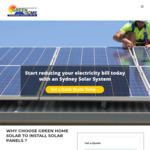 [Syd, Bris, Adel] Fully Installed Canadian Solar Panels & ABB Inverter $4750 (Save $200) @ Green Home Solar