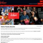 Event Cinema Movie Voucher $9  @ Telstra Thanks [Telstra Service Not Required]