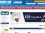 Bing Lee $100 Cashback Pressurised Steam Ironing System