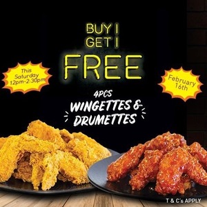 [WA] Buy One, Get One Free Chicken Wingettes and Drummettes @ Nene ...