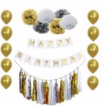 60% off Birthday Party Decorations Set $9.20 (Was $22.99) + Delivery (Free with Prime/ $49 Spend) @ B&D Party via Amazon AU