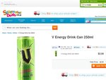 V Energy Drink $2 + Shipping - SupermarketDeals