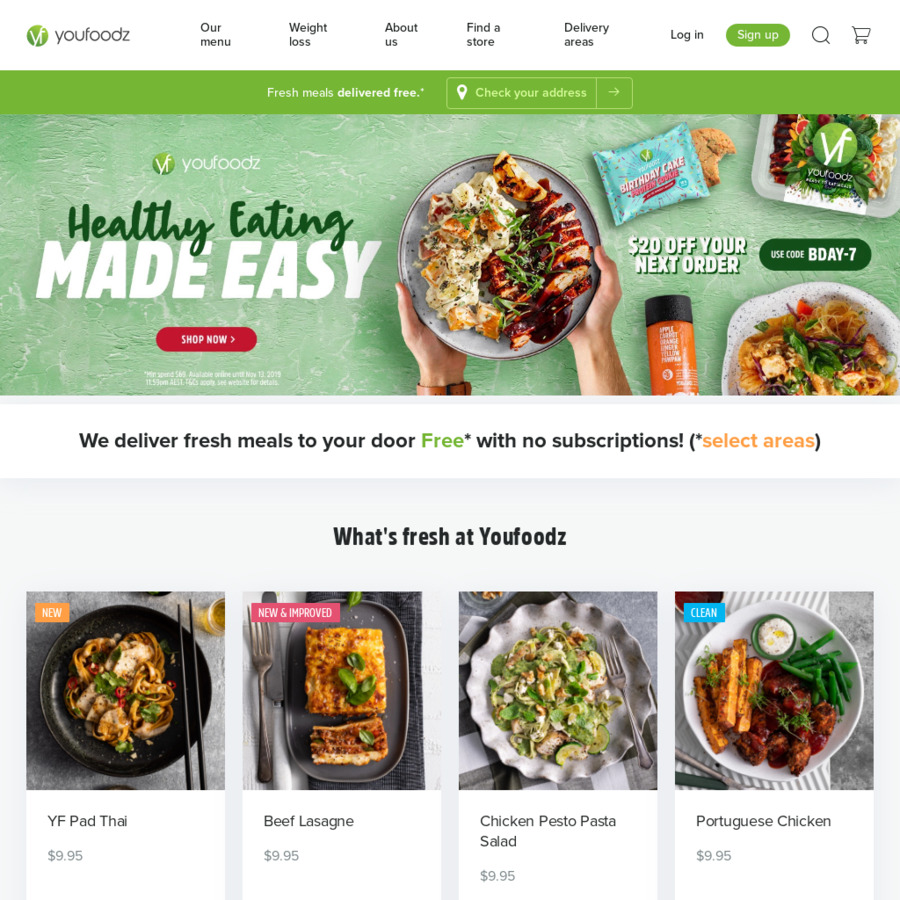 Youfoodz $20 off When Spending $69 or More - OzBargain