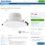 Connect Smart 240V White LED Downlight $29 (Was $49) @ Harvey Norman
