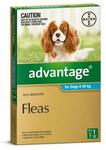 Advantage Flea Treatment For Dogs 4-10Kg Single Dose $9 (Was $21) + Free Delivery @ Budget Pet Products