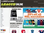 25% off* All NRL Merchandise!