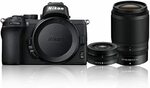 Nikon Z 50 + NIKKOR DX 16-50mm F/3.5-6.3 VR + NIKKOR DX 50-250mm F/4.5-6.3 VR Twin Lens Kit - $1673.70 Delivered @ Amazon AU