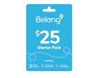 Starter Packs: $25 Belong for $10, $40 Boost for $20, $40/ $30 Telstra for $20/ $15 @ Australia Post