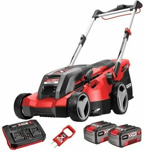 Ozito power x change discount cordless lawnmower kit 30cm 18v