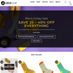 25 - 40% off Storewide, Mystery Bundles, Monthly Sock Subscriptions and Direct Purchases @ Sockgaim (Black Friday Sale)