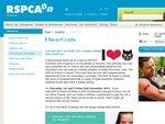 RSPCA Free Adult Cat Adoption until Saturday 3/12/2011 at Burwood and Peninsula [VIC]