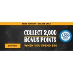2000 Bonus flybuys Points (Worth $10) with $50 Online Spend @ First Choice Liquor