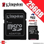 Kingston Canvas Select 256GB MicroSDXC $38.98 + $1 Delivery @ Shopping Square