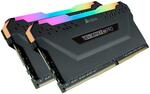 Corsair Vengeance RGB PRO 16GB (2x8GB) 3200MHz CL16 RGB LED DDR4 Desktop RAM Memory Kit $130 Del @ Shopping Express