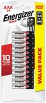 Energizer MAX AAA Alkaline Battery 24-Pack $12.50 ($11.25 with S&S) + Delivery ($0 Prime / $39) @ Amazon AU