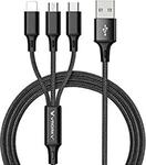 3 in 1 Charging Cable USB To Type C/Lightning/Micro $8.79 (20% off) + Delivery ($0 with Prime/ $39 Spend) @ Luoke Amazon AU