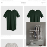 5 T-Shirts for $191 (Usually $270) + Free Shipping @ Bandsome