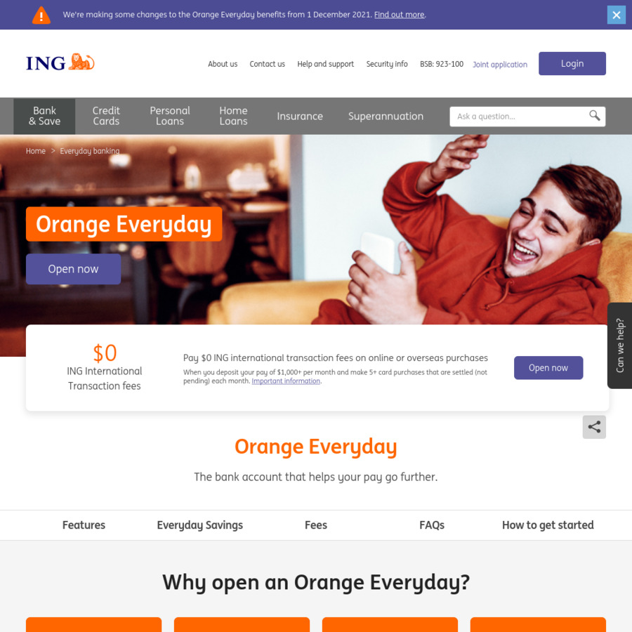 50 Each for Referrer & Referee for Opening Orange Everyday + Savings Maximiser Accounts ING