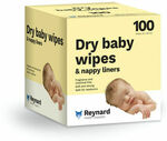Reynard Dry Wipes 100pks - 12 Boxes for $49 ($4.08 a Box) Save $20.95 + $9 Delivery ($0 C&C) @ Baby Bunting