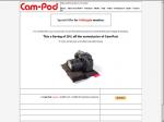 Cam-Pod camera bean bag for DSLR, Video and Compact cameras - 20% OFF