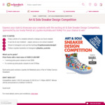 Win 1 of 6 Prize Packs (Total Value over $1,000 RRP) with Eckersley's Sneaker Design Competition