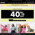 Bonds: 40% off Sitewide + $5.95 Delivery ($0 for Members / $49 Order) @ Bonds