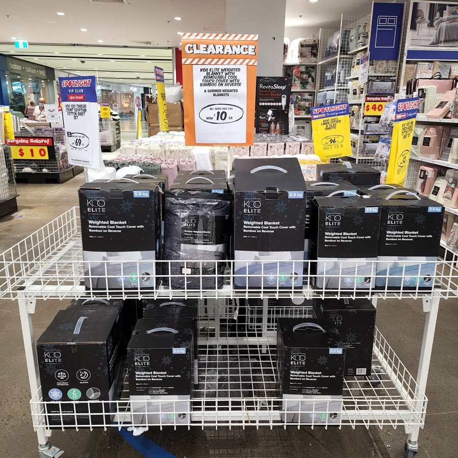 [NSW] Koo Elite Weighted Blanket 10 Spotlight (Belrose) OzBargain