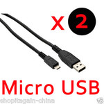2 X Micro USB Data Sync Charger Cable for Smartphones - $1.72 ( Free Delivery )