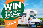 Win a $1,000 Apollo Motorhome Rental Voucher, $1,000 Visa Debit Card, and 1 Week of Holiday Park Stay from Family Parks