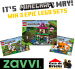 Win 1 of 3 LEGO Minecraft Sets worth up to $89.99 from Casa de Bricks