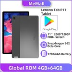 Lenovo Tab P11 (11" 2K, Android 11, 6GB/128GB, SD662, Widevine L1) US$176.59 (~A$252.20) Delivered @ Memall Store AliExpress
