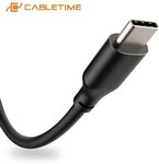 Cabletime USB to USB-C Cable 1m White/Black/Blue US$1.09 (~A$1.54) Delivered @ Cabletime Official AliExpress