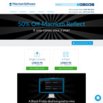 50% off Macrium Reflect: Single US$34.98 (~A$53), 4-Pack US$69.98 (~A$106) @ Macrium Software