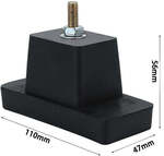 A/C Anti-Vibration Rubber Feet Mounting Blocks Set of 4pcs $8.99 (Was $36) + Delivery ($0 QLD C&C) @ Star Sparky Direct