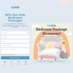 Win a Kids Bedroom Package Worth up to $1,200 from Hip Kids