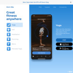 Down Dog (Yoga + Fitness Apps) - 1 Year Subscription - US$19.99 (~A$29.38), Normally US$59.99