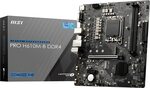 MSI PRO H610M-B DDR4 LGA 1700 Micro ATX Motherboard $117.37 Delivered @ Amazon UK via AU