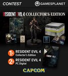 Win a Copy of Resident Evil 4 Remake Collector's Edition or 1 of 2 Resident Evil 4 Remake PC Keys from Gamesplanet