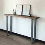Win a 48" Black Walnut Live Edge Console Table from Fargo Woodworks