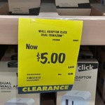 [NSW] Click 20W Dual USB-A and USB-C Wall Charger $5 (Was $9.99) @ Bunnings, West Gosford