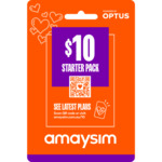 amaysim $10 Starter Pack for $5 (in Limited Stores) @ Kmart