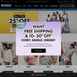 Spend $100, Save $10 & Free Delivery / C&C @ Bonds Online