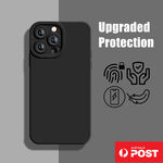Slim Silicone Full Black Case Cover for iPhone 15/14/13/12/11/X Series $4.89 Delivered (Was $6.99) @ HiTechnology eBay