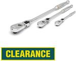 GearWrench 3-Piece 90T Locking Flex Handle Ratchet Set $98 (Was $128) + Delivery ($0 C&C/ in-Store/ OnePass) @ Bunnings
