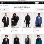 Various Blazers & Coats $69.99 (RRP $200-$230) + $10 Delivery ($0 C&C/ $80 Order) @ yd.