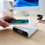 Clock Wireless Charger - White $19 + Delivery ($0 C&C/ in-Store/ OnePass/ $65 Order) @ Kmart