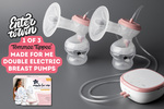 Win 1 of 3 Tommee Tippee Made for Me Double Electric Breast Pumps (Worth $360) from Mum Central